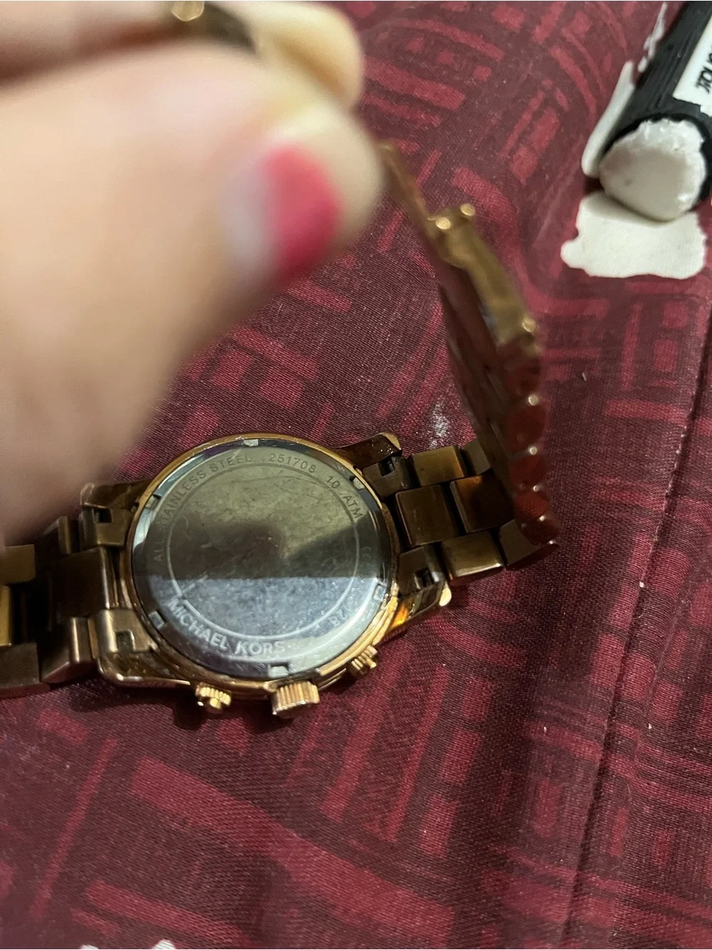 Michael Kors Rose Gold Stainless Steel Bracelet Watch